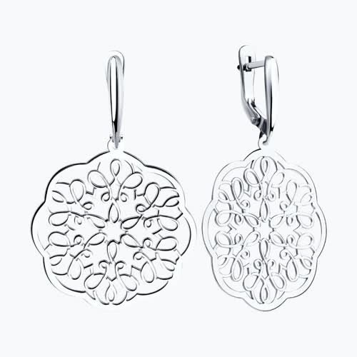 Серьги из серебра из серебро — вид 2