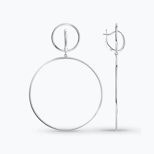 Серьги из серебра из серебро