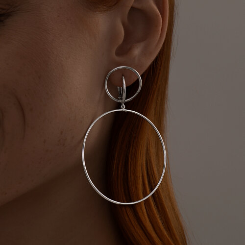 Серьги из серебра из серебро — вид 2