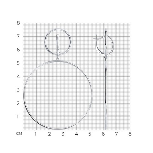 Серьги из серебра из серебро — вид 4