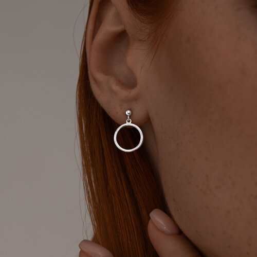 Серьги из серебра из серебро — вид 2