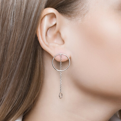 Серьги из серебра из серебро — вид 2