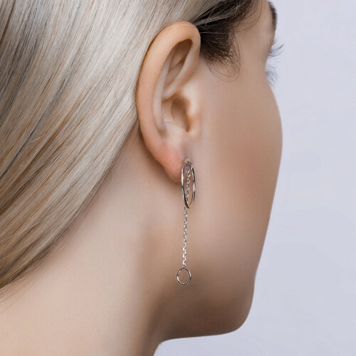Серьги из серебра из серебро — вид 3