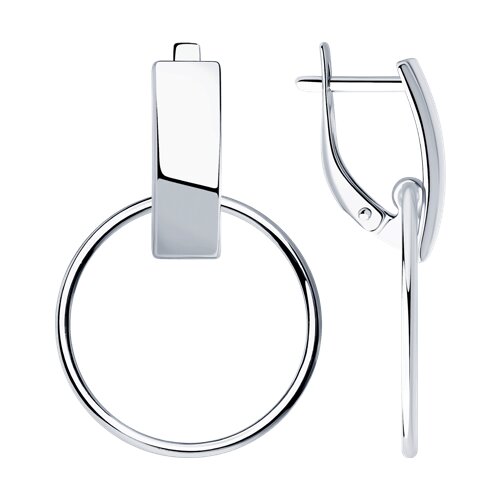 серьги из серебро