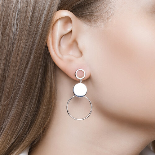 Серьги из серебра из серебро — вид 3