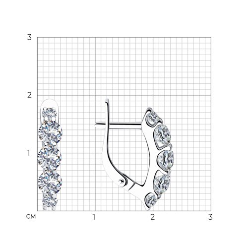 серьги из серебро — вид 5