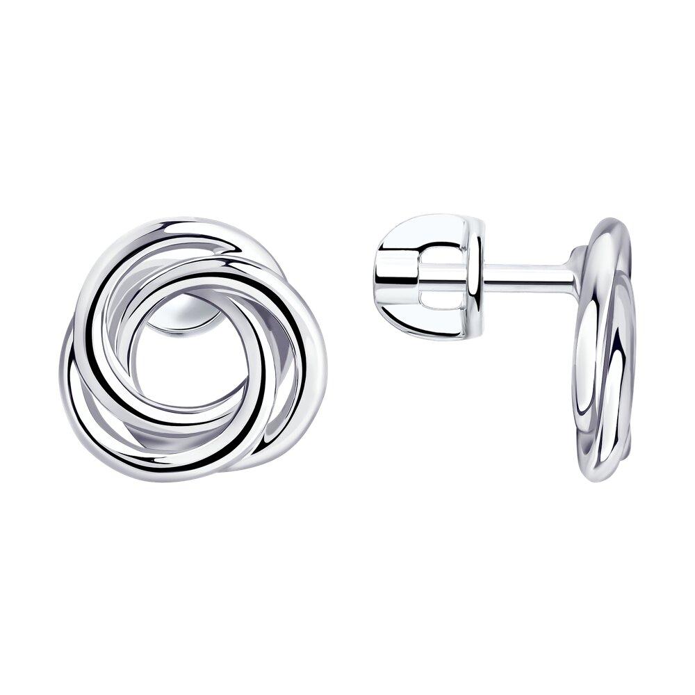 Серьги из серебра - видео на модели