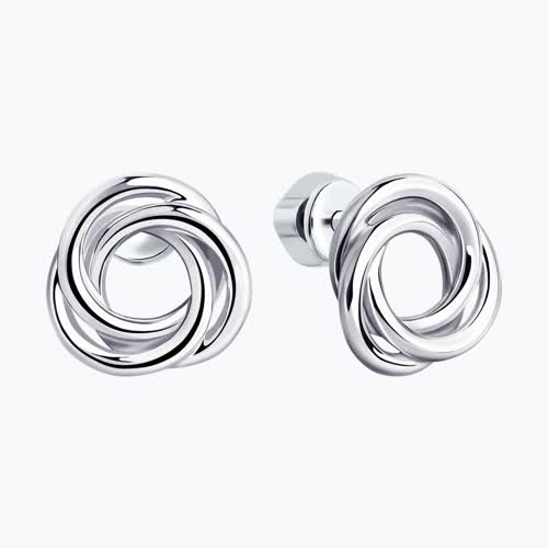 Серьги из серебра из серебро — вид 2