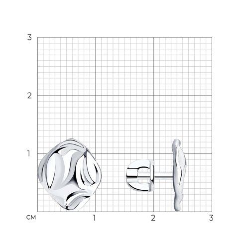 Серьги из серебра из серебро — вид 5