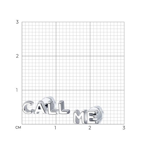 Серьги из серебра из серебро — вид 2