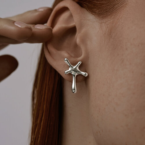 Серьги из серебра из серебро — вид 2