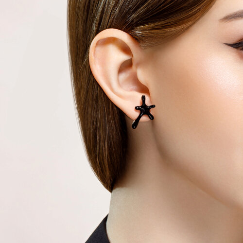 Серьги из серебра с эмалью из серебро — вид 3