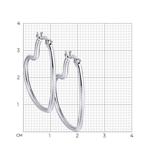 Серьги из серебра из серебро — вид 5