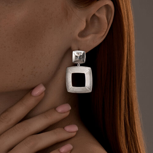 Серьги из серебра из серебро — вид 2