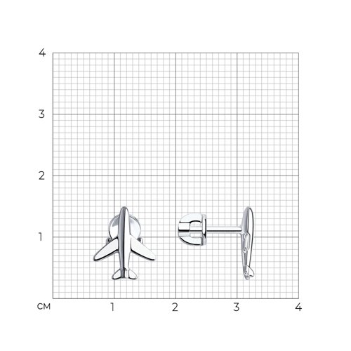 Серьги из серебра из серебро — вид 4