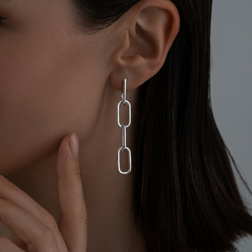 Серьги из серебра из серебро — вид 2