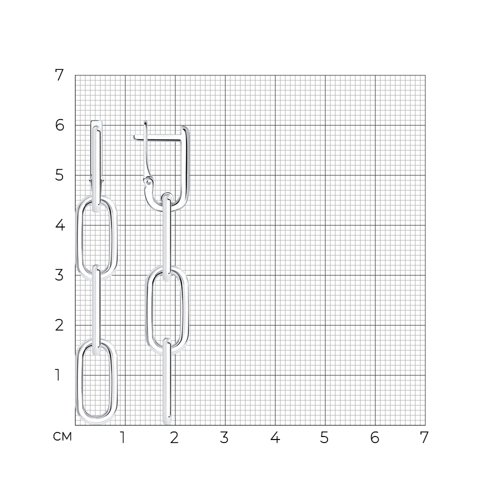 Серьги из серебра из серебро — вид 3