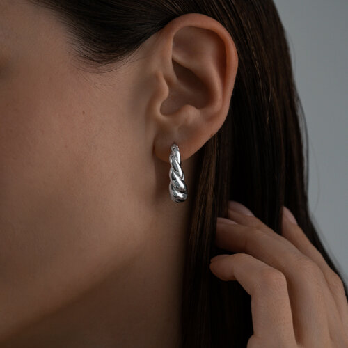 Серьги из серебра из серебро — вид 2