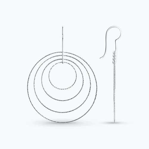 Серьги из серебра из серебро
