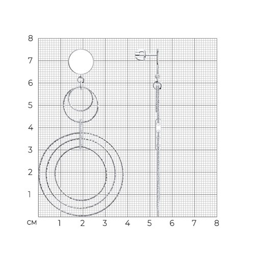 Серьги из серебра из серебро — вид 4