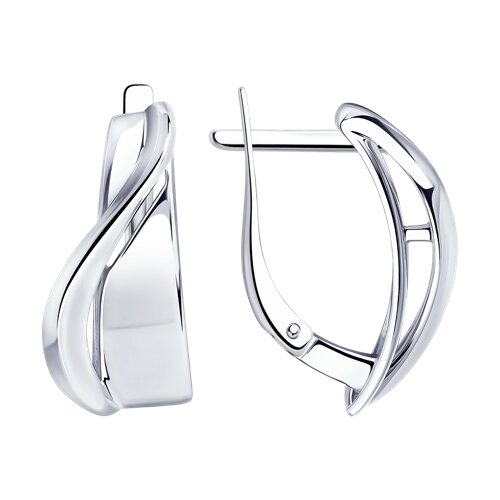 Серьги из серебра - видео на модели