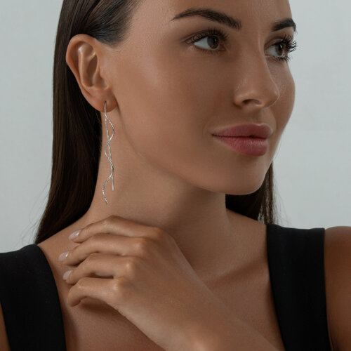 Серьги из серебра из серебро — вид 3