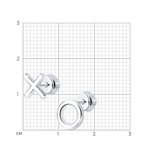 Серьги из серебра из серебро — вид 4