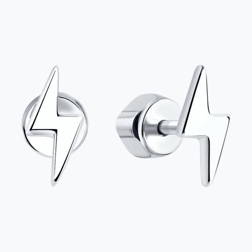 Серьги из серебра из серебро — вид 2