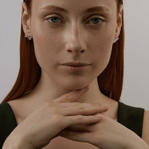 Серьги из серебра из серебро — вид 6