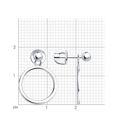 Серьги из серебра из серебро — вид 4