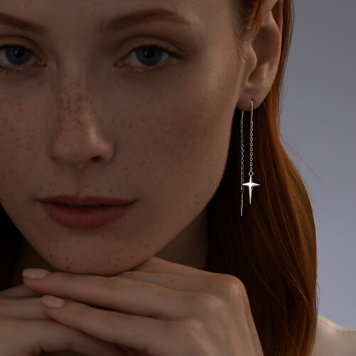 Серьги из серебра из серебро — вид 3