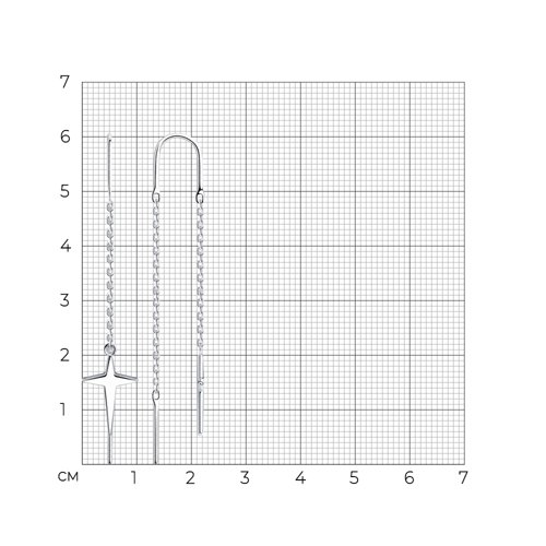 Серьги из серебра из серебро — вид 4