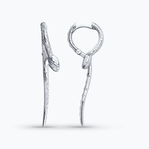 Серьги из серебра - видео на модели