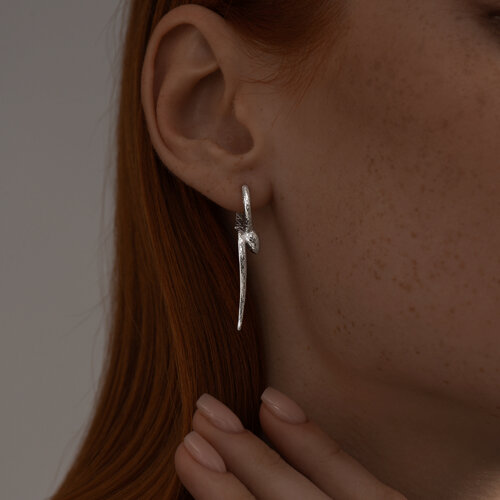 Серьги из серебра из серебро — вид 2