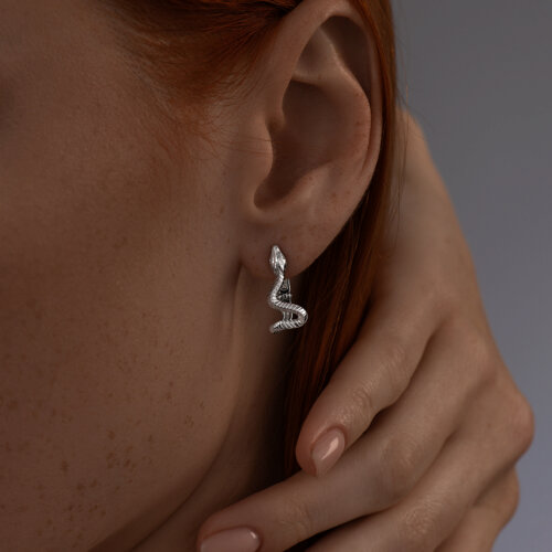 Серьги из серебра из серебро — вид 2