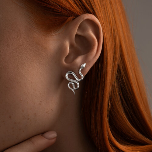 Серьги из серебра из серебро — вид 2