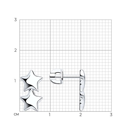 Серьги из серебра из серебро — вид 4