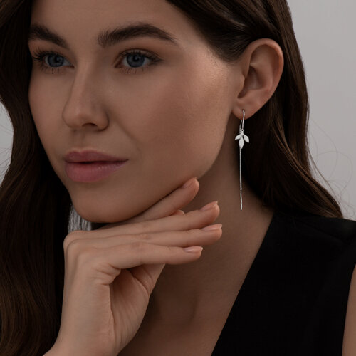 Серьги из серебра из серебро — вид 4