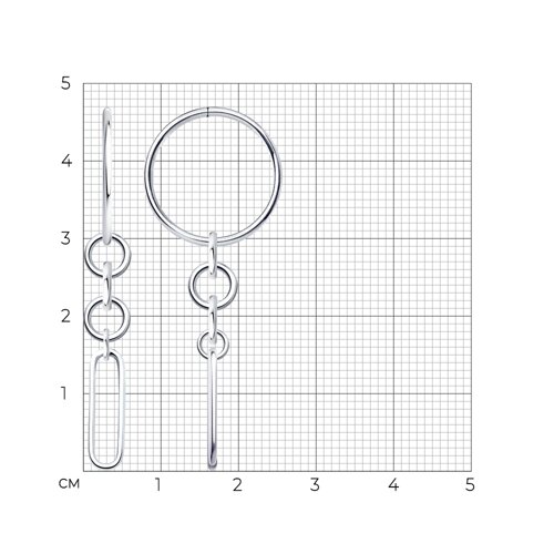 Серьги из серебра из серебро — вид 4