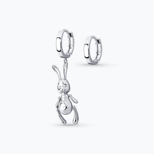 Серьги из серебра - видео на модели