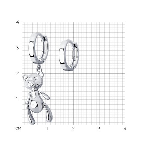 Серьги из серебра из серебро — вид 4