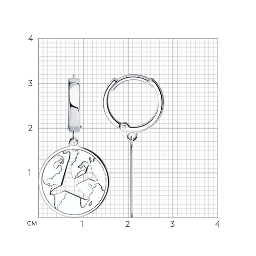 серьги из серебро — вид 4