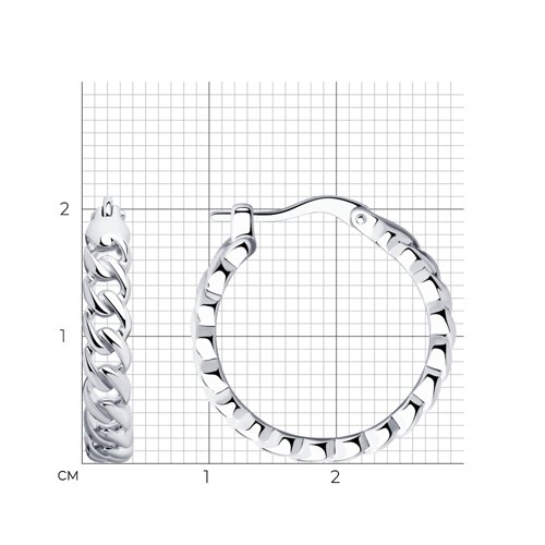 Серьги из серебра из серебро — вид 3