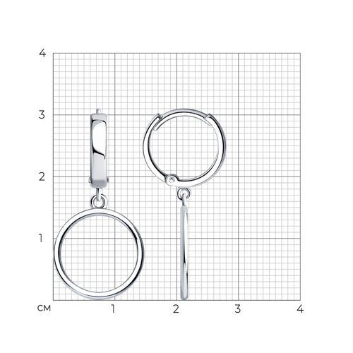 Серьги из серебра из серебро — вид 4