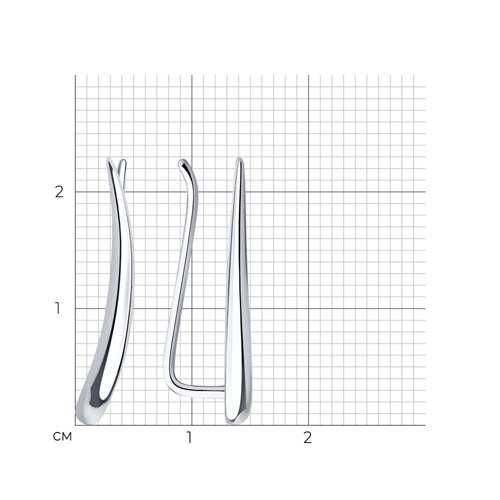 Серьги из серебра из серебро — вид 5