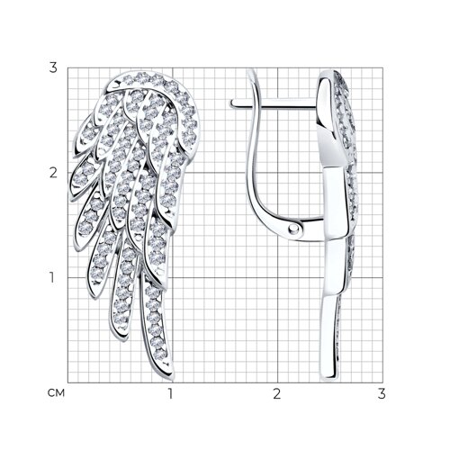 серьги из серебро — вид 4