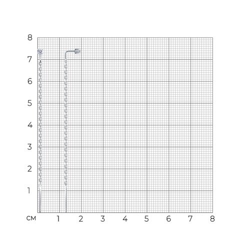 Серьги из серебра с фианитами из серебро — вид 3