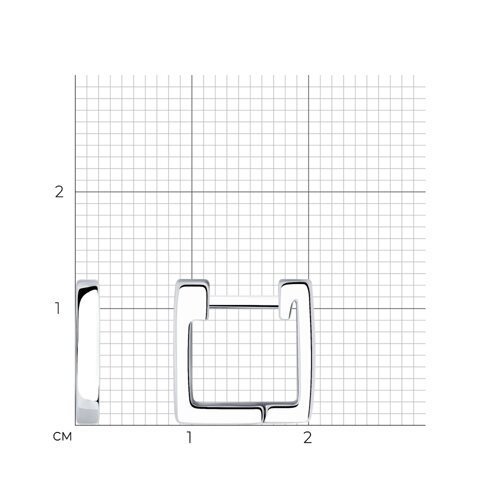 Серьги из серебра из серебро — вид 5