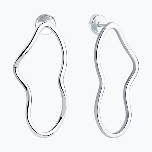 Серьги из серебра из серебро — вид 2