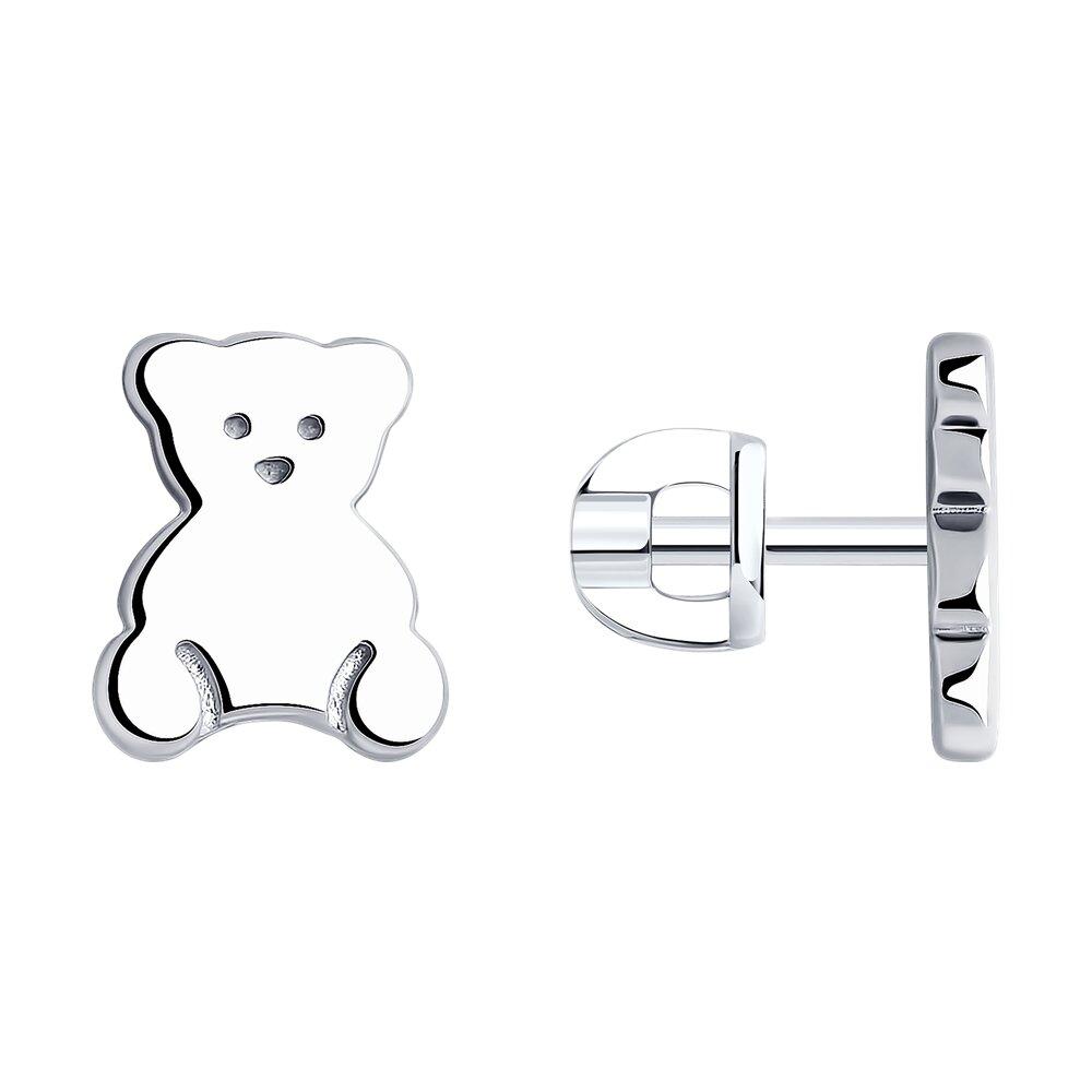 Серьги из серебра - видео на модели